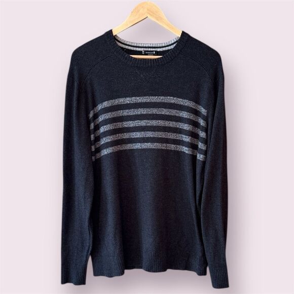 SMARTWOOL Crewneck Striped Sweater - Picture 1 of 8